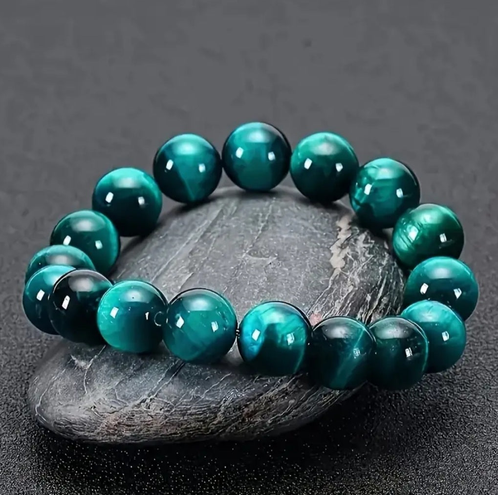 bracelet œil du tigre 🐅 turquoise