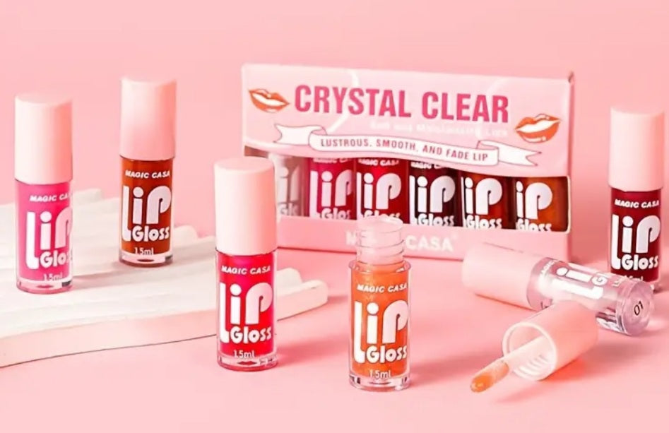 6 mini huiles à lèvres