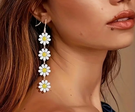 Boucles Soraya pendante Marguerite