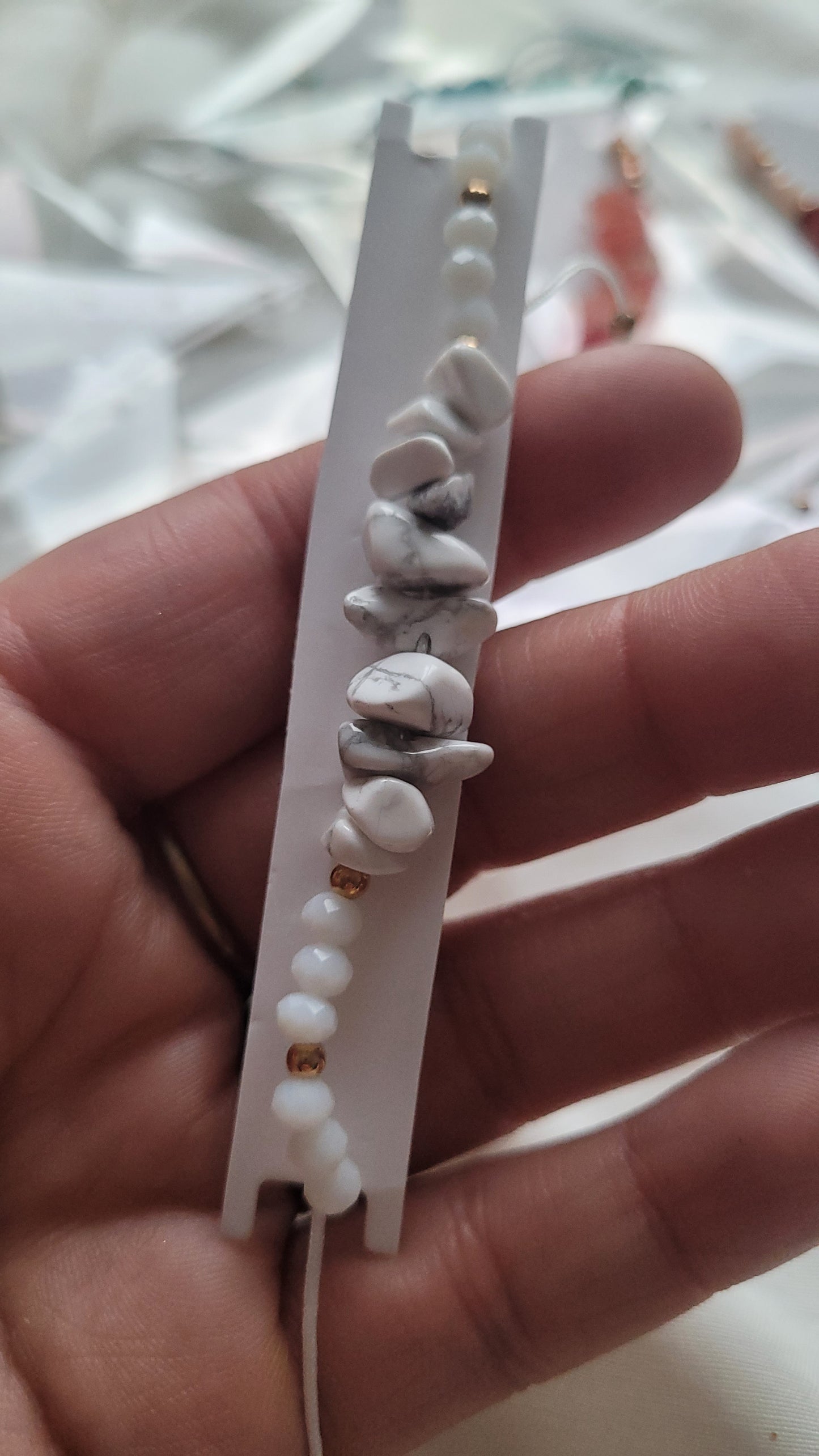 bracelet rubis blanc