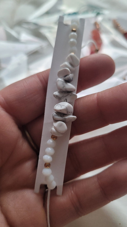 bracelet rubis blanc