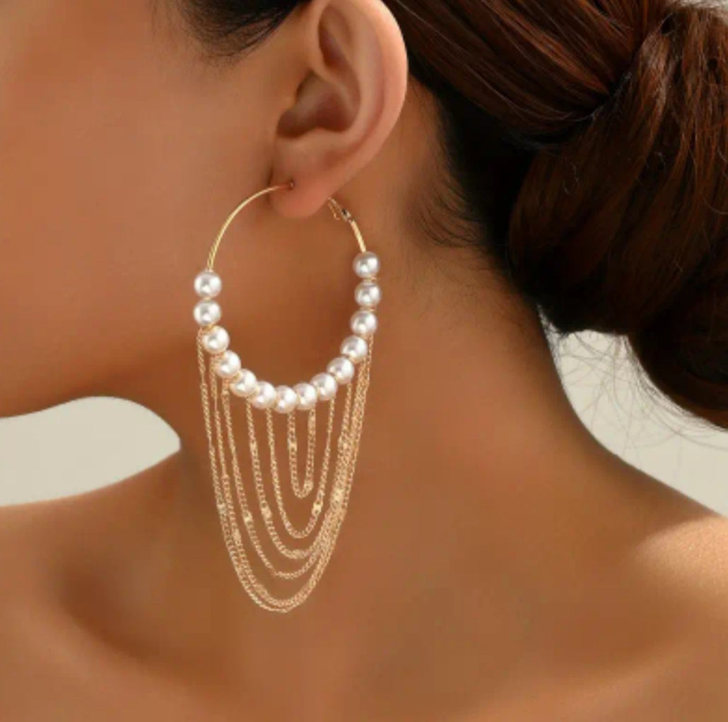 boucles Lucia créole chaine doré